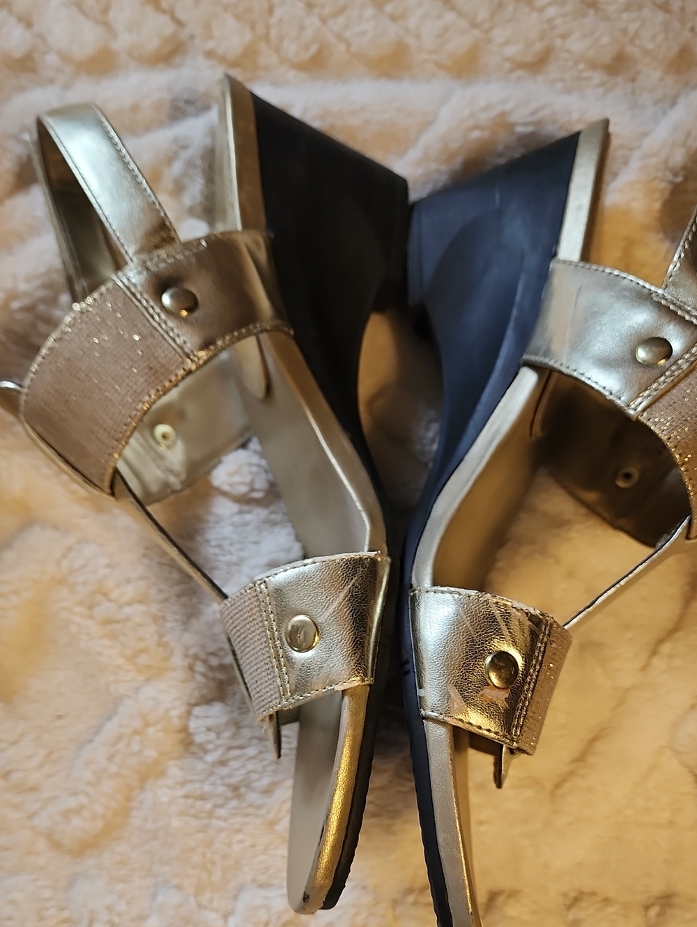 Bandolino Gold  Sandals - Picture 9 of 10
